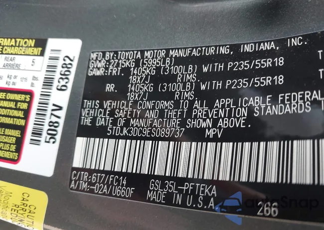 5TDJK3DC9ES089737: 43207603