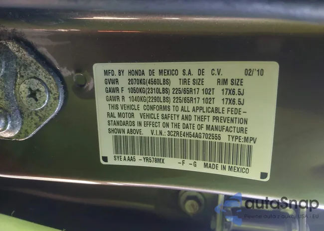 3CZRE4H54AG702555: 43207791