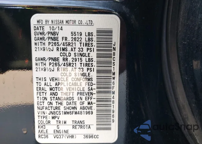 JN8CS1MW6FM481969: 43207846