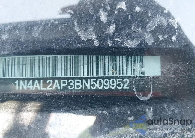 1N4AL2AP3BN509952: 43209010