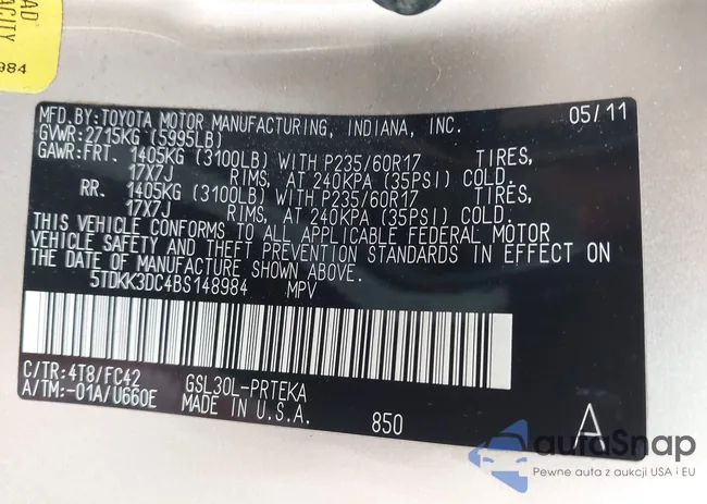 5TDKK3DC4BS148984: 43209173