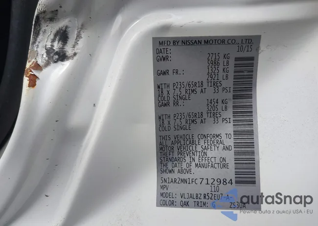 5N1AR2MN1FC712984: 43209266