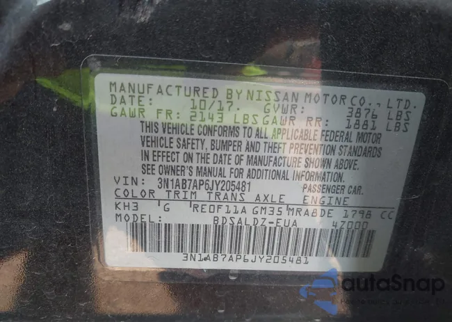 3N1AB7AP6JY205481: 43209496