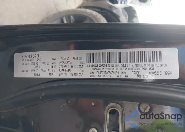 1C6RR7MT0FS699189: 43209525