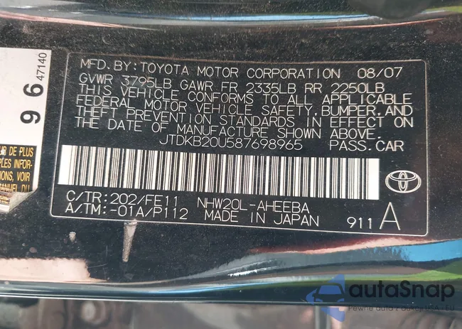 JTDKB20U587698965: 43208713