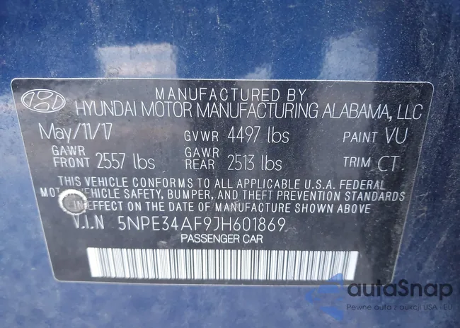 5NPE34AF9JH601869: 43208782