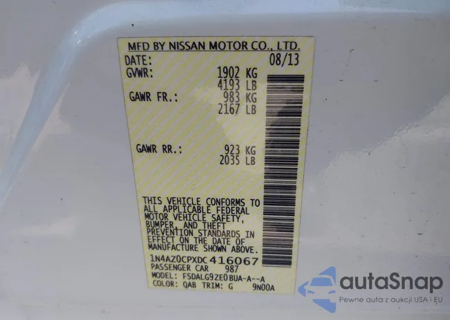 1N4AZ0CPXDC416067: 43208853