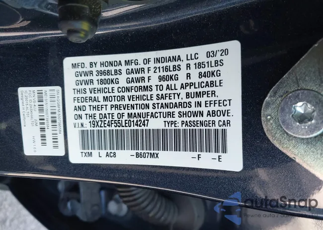 19XZE4F55LE014247: 43208859