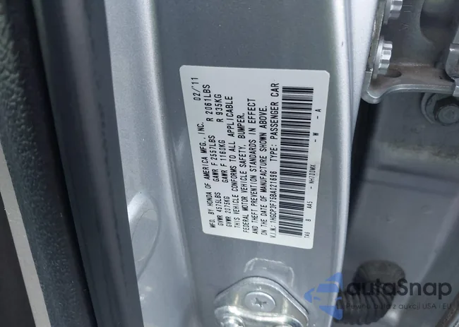 1HGCP3F75BA021696: 43210174