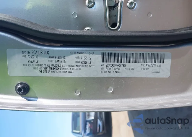 2C3CCAGG0HH567950: 43210220