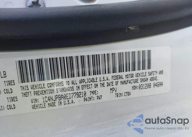 1C4NJPBA0ED779210: 43210364