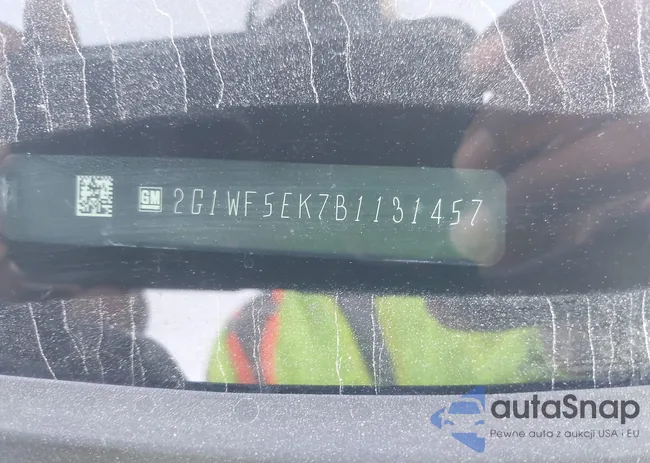 2G1WF5EK7B1131457: 43210534