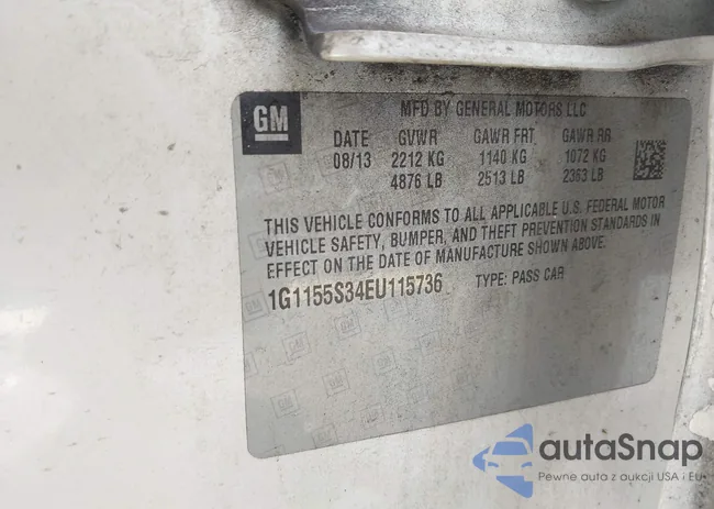 1G1155S34EU115736: 43209560