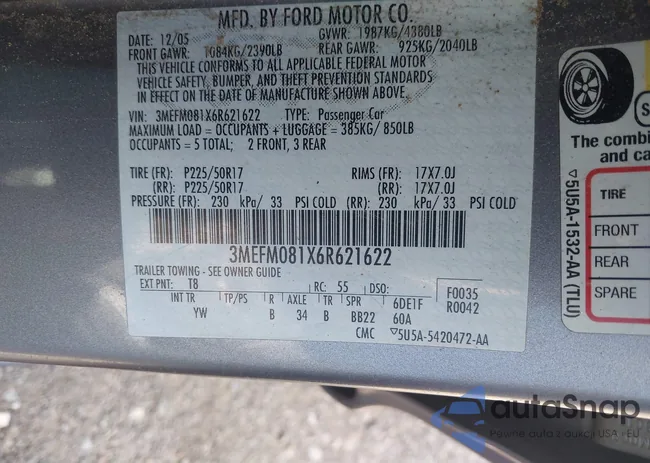 3MEFM081X6R621622: 43209590