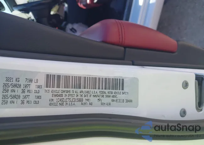 1C4SDJCT5JC315868: 43209760