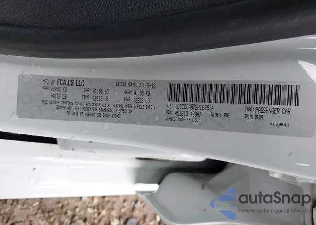 1C3CCCAB7GN182934: 43209784