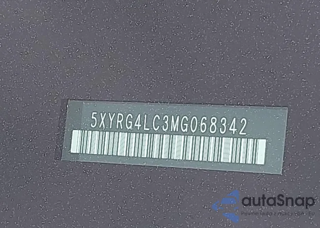 5XYRG4LC3MG068342: 43209931