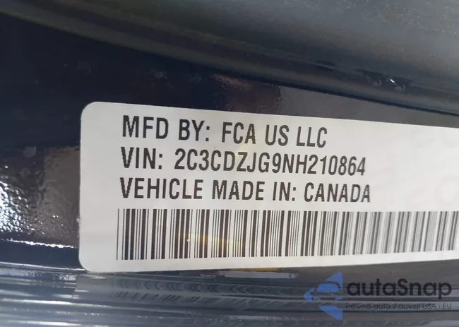 2C3CDZJG9NH210864: 43211142