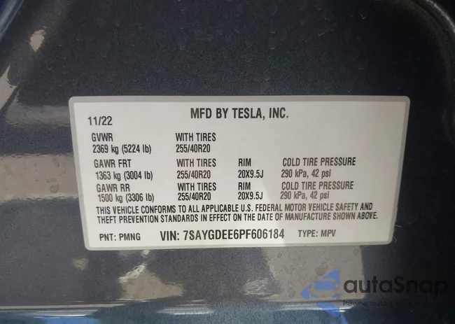 7SAYGDEE6PF606184: 43211211