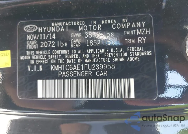 KMHTC6AE1FU239958: 43211334