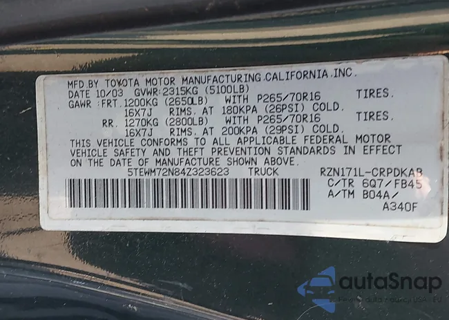 5TEWM72N84Z323623: 43211373