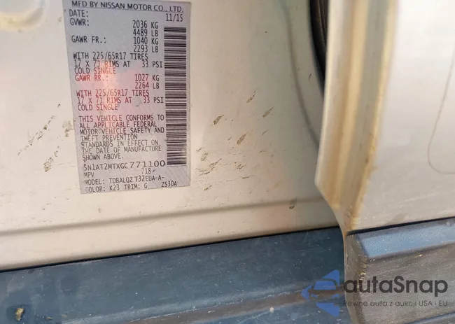 5N1AT2MTXGC771100: 43210640