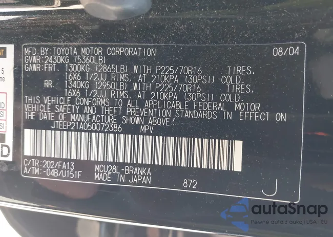 JTEEP21A050072386: 43211991