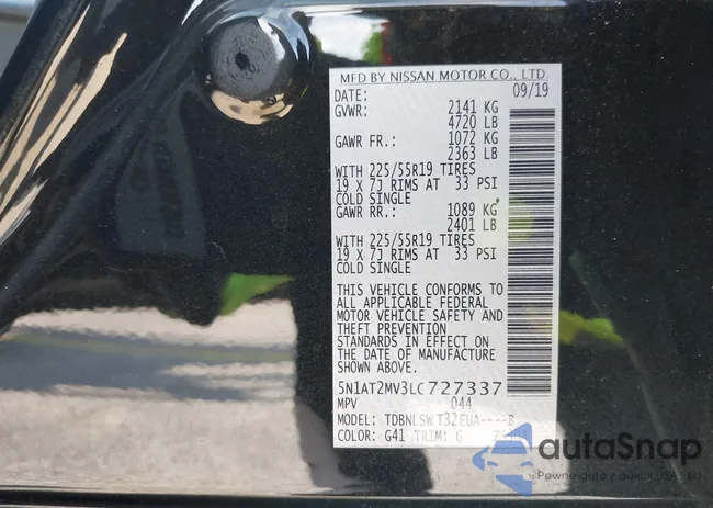 5N1AT2MV3LC727337: 43212134