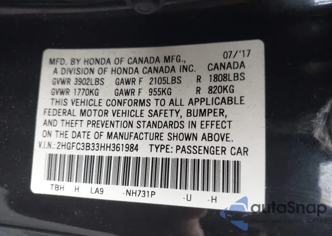 2HGFC3B33HH361984: 43212408