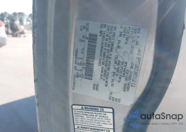 1FMDU65W65UA97934: 43211554