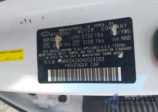 KMHG34JA0HU024383: 43211758