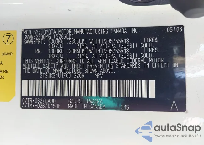 2T2HK31U17C013206: 43211854