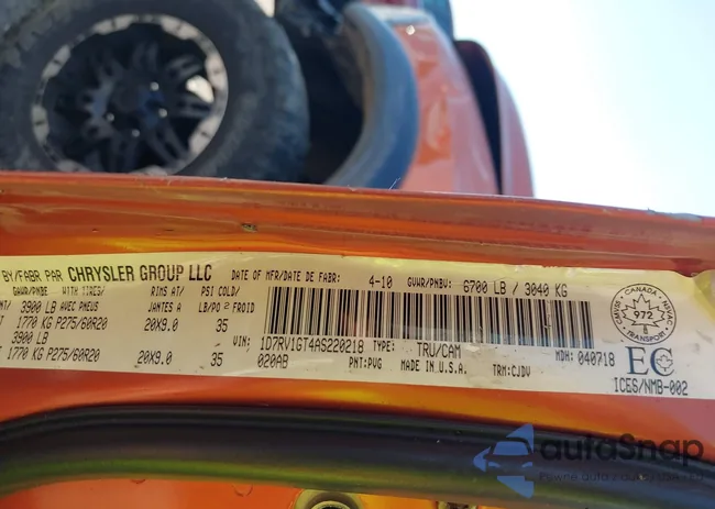 1D7RV1GT4AS220218: 43211880