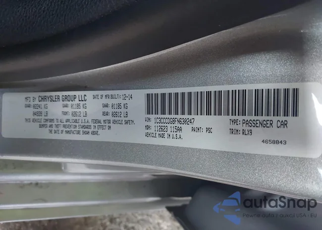 1C3CCCDG8FN630247: 43212964