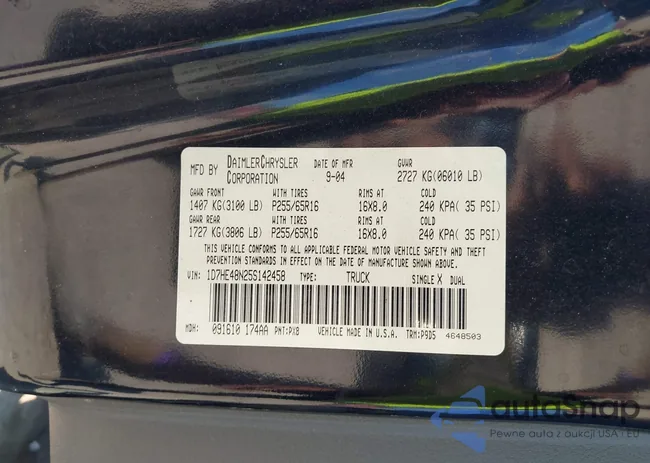 1D7HE48N25S142458: 43213106