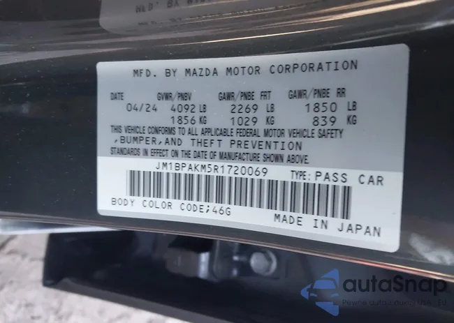 JM1BPAKM5R1720069: 43213350