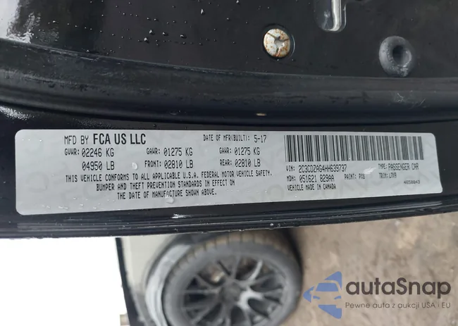 2C3CDZAG4HH639737: 43213538