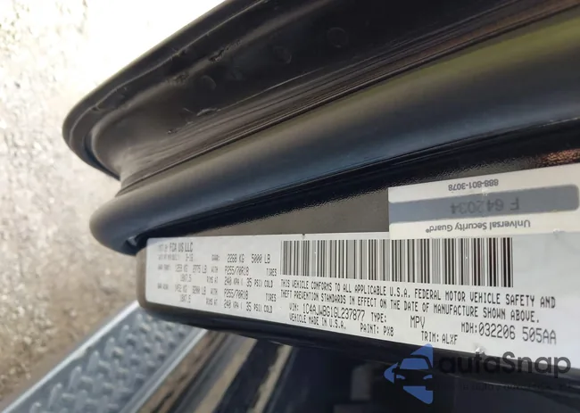 1C4AJWBG1GL237877: 43213701