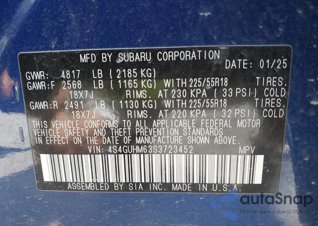 4S4GUHM63S3723452: 43215223