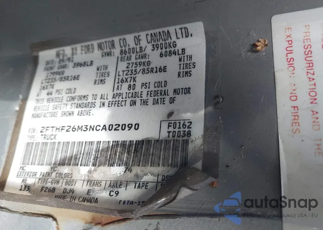 2FTHF26M3NCA02090: 43215344