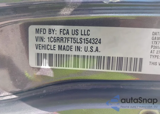 1C6RR7FT5LS154324: 43215428