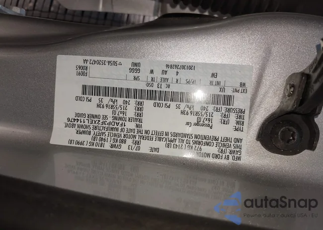 1FADP3F2XEL114476: 43215484