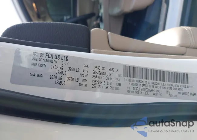 1C4RJFBG9HC785694: 43214824