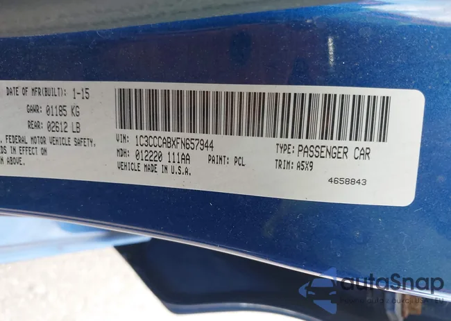 1C3CCCABXFN657944: 43216166