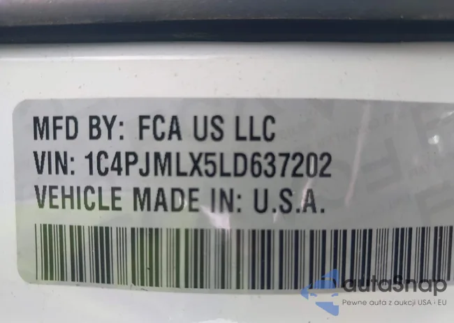 1C4PJMLX5LD637202: 43216202