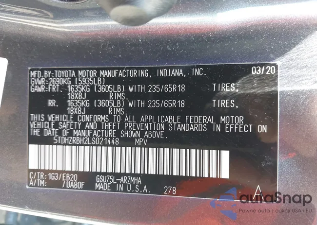 5TDHZRBH2LS021448: 43216208