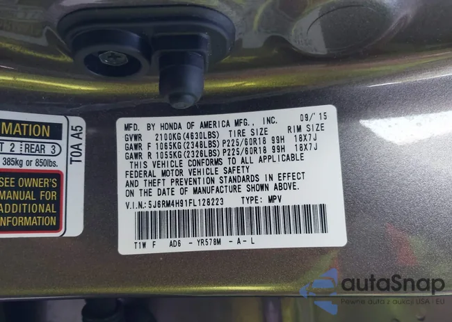 5J6RM4H91FL128223: 43216246