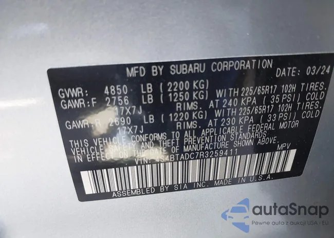 4S4BTADC7R3259411: 43216496