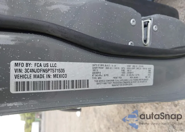 3C4NJDFN6PT571535: 43215546