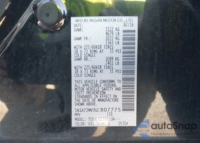 5N1AT2MV3GC807775: 43215705